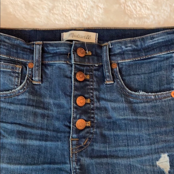 Madewell 10” High Rise Skinny Jeans Size 26 - Picture 2 of 6